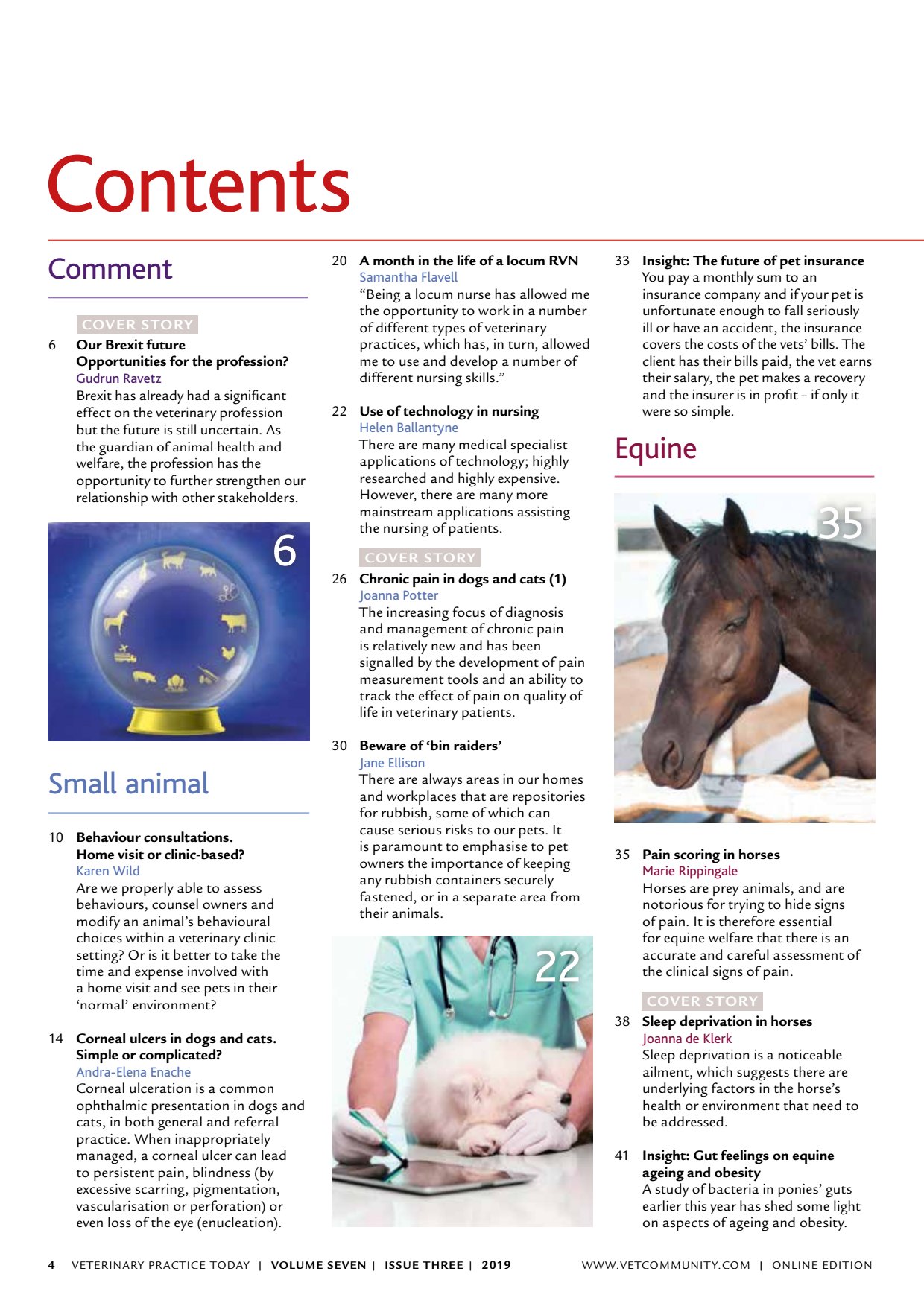 Contents Pain scoring